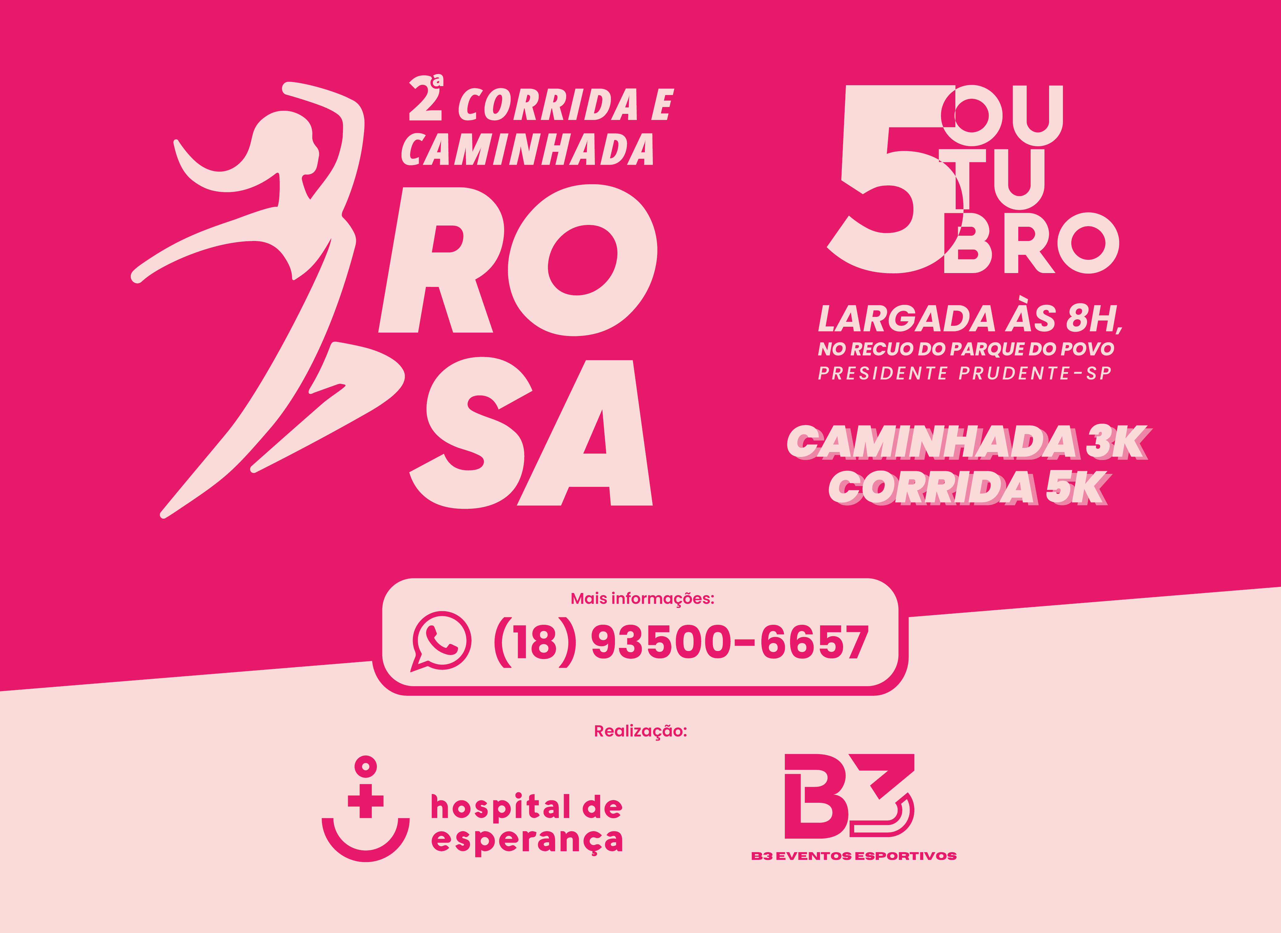2° CORRIDA E CAMINHADA ROSA